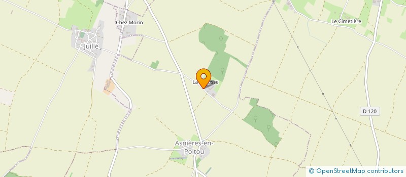 localisation de l'entreprise MONSIEUR ANDRE MICHEAU  ASNIERES-EN-POITOU