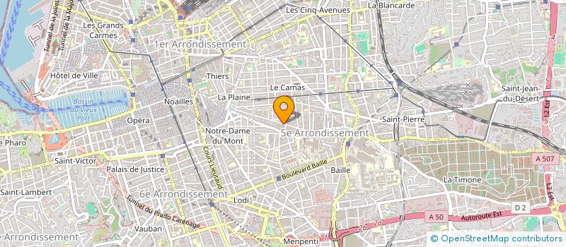 localisation de l'entreprise MONSIEUR ANDRE MICHEL à MARSEILLE