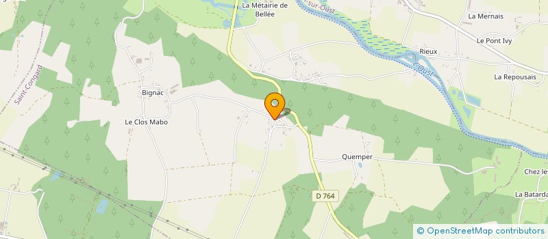 localisation de l'entreprise MONSIEUR ANDRE MICHEL à SAINT-CONGARD