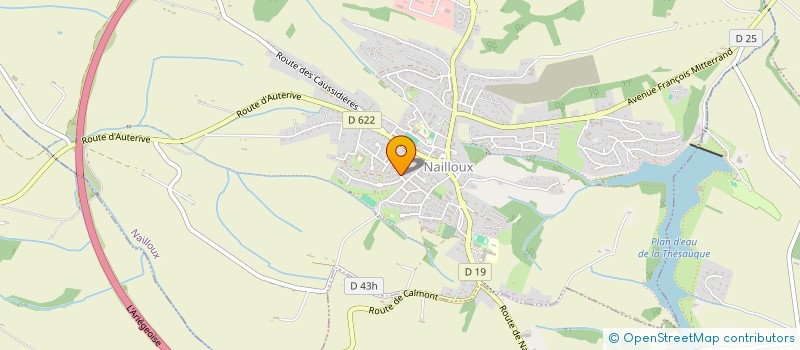 localisation de l'entreprise MONSIEUR ANDRE-MICHEL MILHAU  NAILLOUX