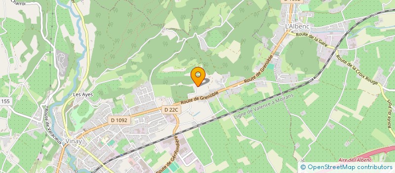 localisation de l'entreprise MONSIEUR ANDRE-MICHEL NICOUD  VINAY