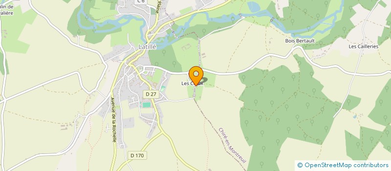 localisation de l'entreprise MONSIEUR ANDRE MICHONNEAU  CHIRE-EN-MONTREUIL