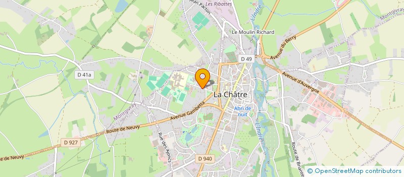 localisation de l'entreprise MONSIEUR ANDRE MIGNAULT à LA CHATRE