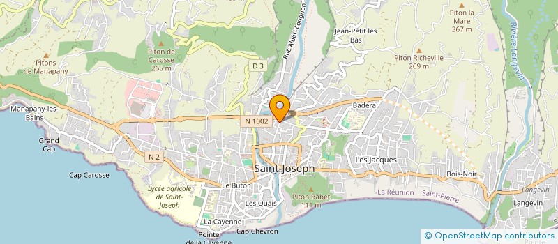 localisation de l'entreprise MONSIEUR ANDRE MIKAEL TURPIN à SAINT-JOSEPH