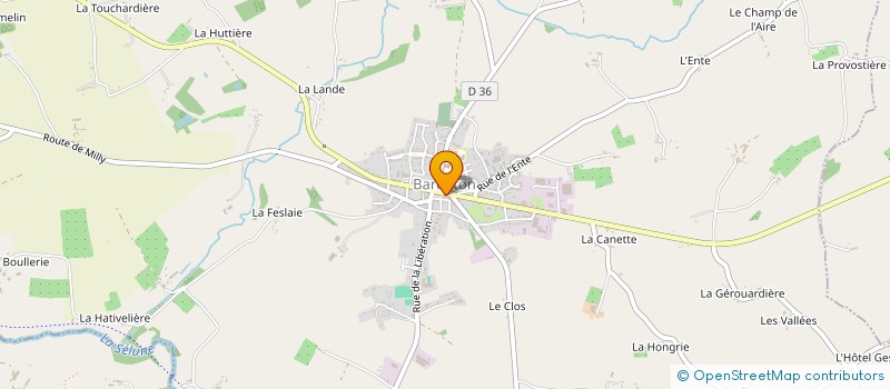 localisation de l'entreprise MONSIEUR ANDRE MILCENT  BARENTON