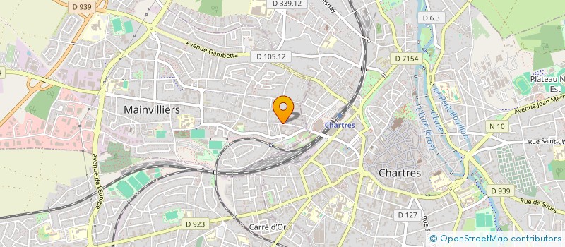 localisation de l'entreprise MONSIEUR ANDRE MILHEIRO  MAINVILLIERS