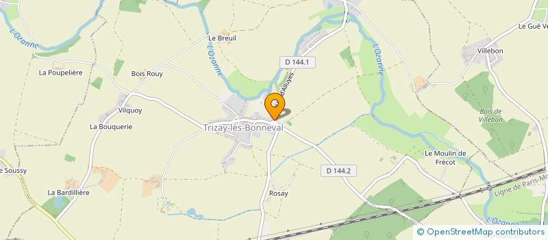 localisation de l'entreprise MONSIEUR ANDRE MILLET à TRIZAY-LES-BONNEVAL
