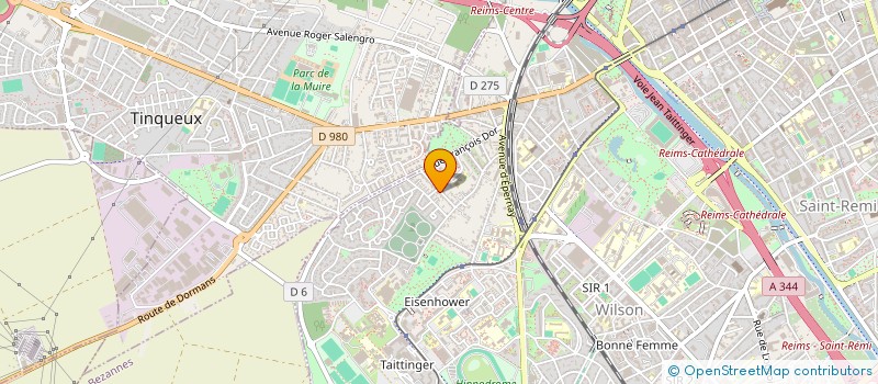 localisation de l'entreprise MONSIEUR ANDRE MINET  REIMS