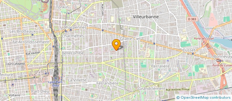 localisation de l'entreprise MONSIEUR ANDRE MINOT à VILLEURBANNE
