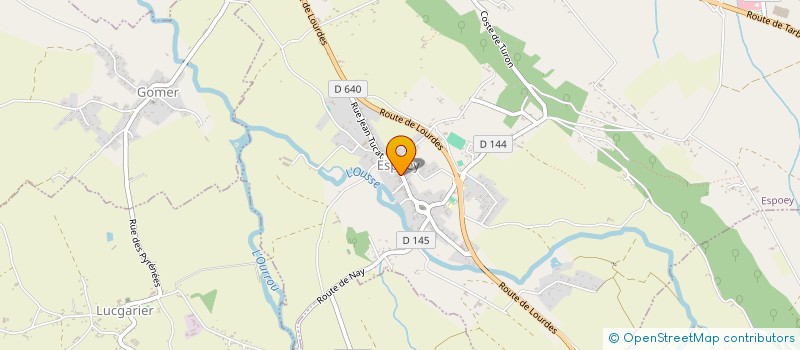 localisation de l'entreprise MONSIEUR ANDRE MINVIELLE  ESPOEY