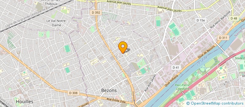 localisation de l'entreprise MONSIEUR ANDRE MIQUET à BEZONS