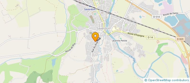 localisation de l'entreprise MONSIEUR ANDRE MIRANDE à SAVERDUN