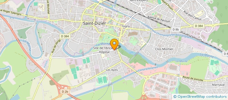localisation de l'entreprise MONSIEUR ANDRE MISLER à SAINT-DIZIER