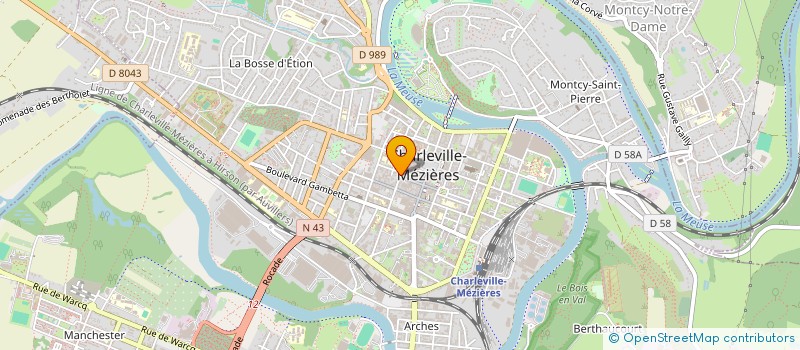 localisation de l'entreprise MONSIEUR ANDRE MOGLIA à CHARLEVILLE-MEZIERES