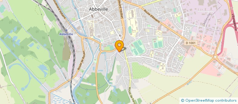 localisation de l'entreprise MONSIEUR ANDRE MOIGNET  ABBEVILLE