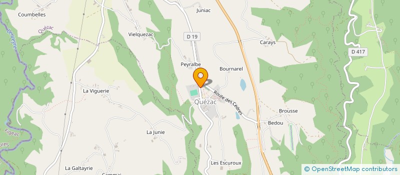 localisation de l'entreprise MONSIEUR ANDRE MOLENAT à QUEZAC