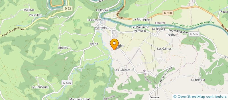 localisation de l'entreprise MONSIEUR ANDRE MOLINIER  ESTAING