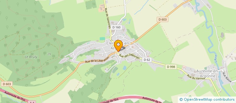 localisation de l'entreprise MONSIEUR ANDRE MOLLARD à CLERMONT-EN-ARGONNE