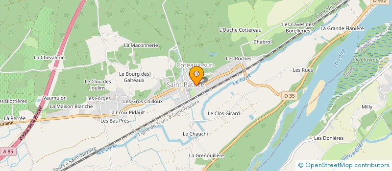 localisation de l'entreprise MONSIEUR ANDRE MOLOU GUILAVOGUI à COTEAUX-SUR-LOIRE