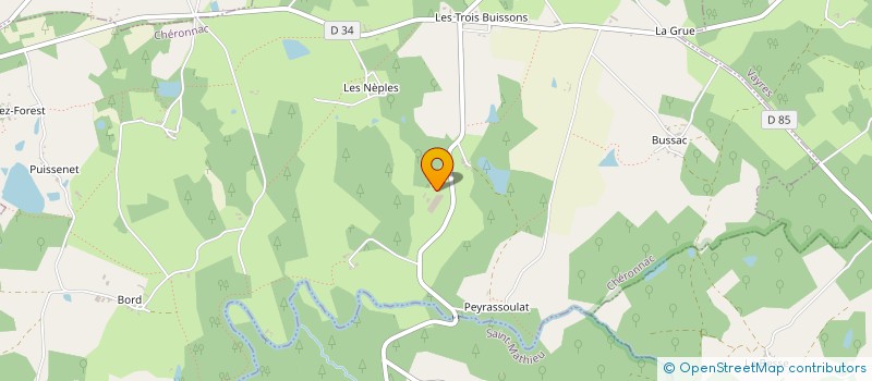 localisation de l'entreprise MONSIEUR ANDRE MONFEROUX à CHERONNAC
