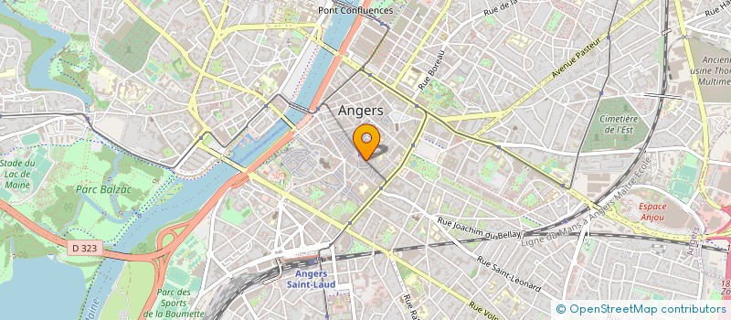 localisation de l'entreprise MONSIEUR ANDRE MONROCHE à ANGERS