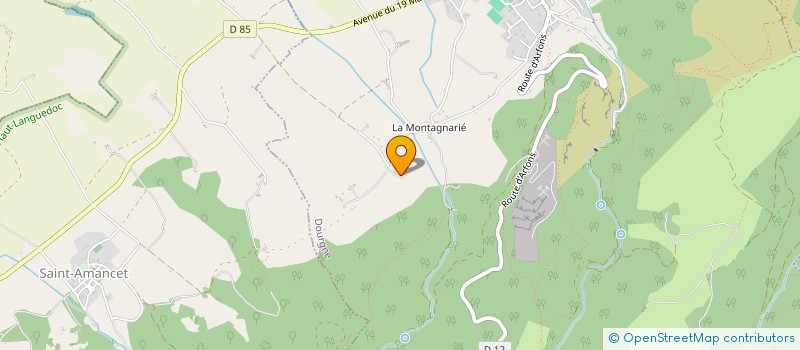 localisation de l'entreprise MONSIEUR ANDRE MONTAGNE à DOURGNE