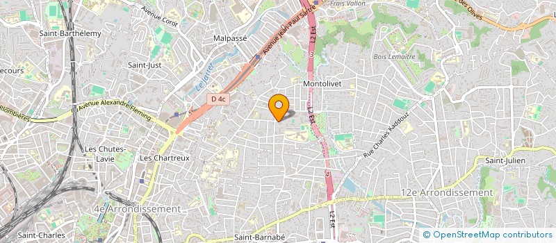 localisation de l'entreprise MONSIEUR ANDRE MONTAUDIE à MARSEILLE