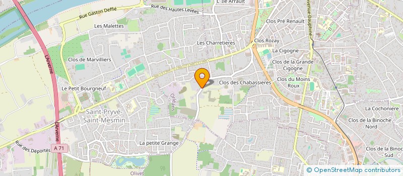 localisation de l'entreprise MONSIEUR ANDRE MONTEIRO MARINHO  ORLEANS