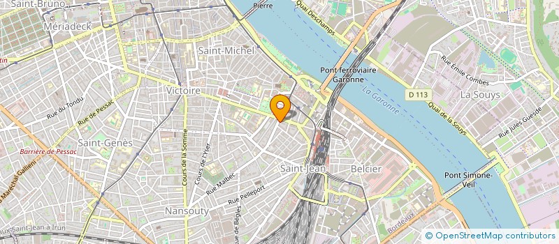 localisation de l'entreprise MONSIEUR ANDRE MONTHIEU  BORDEAUX