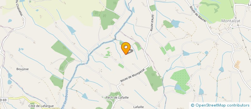 localisation de l'entreprise MONSIEUR ANDRE MONTORIO  PUYCORNET