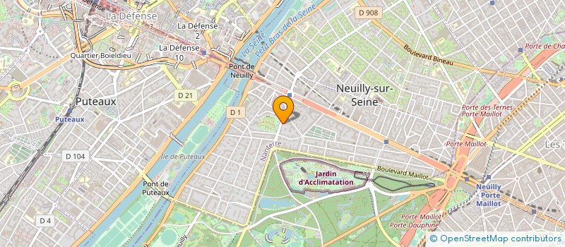 localisation de l'entreprise MONSIEUR ANDRE MORAND à NEUILLY-SUR-SEINE