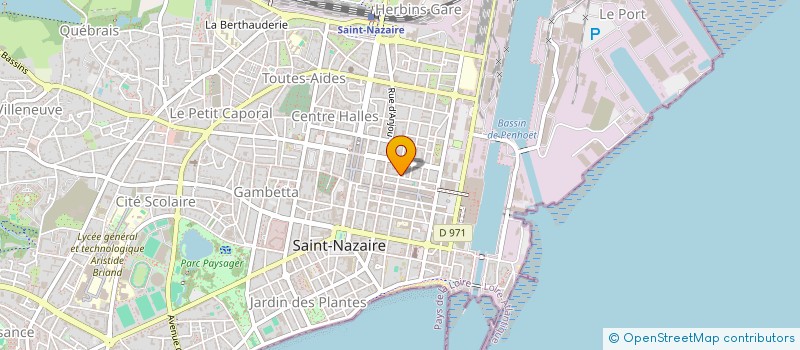 localisation de l'entreprise MONSIEUR ANDRE MOREAU  SAINT-NAZAIRE