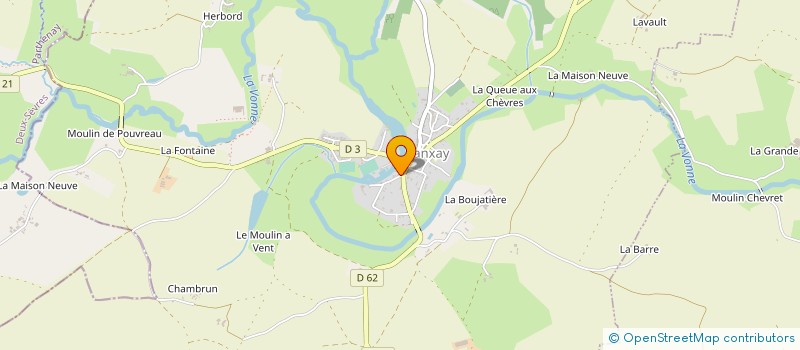 localisation de l'entreprise MONSIEUR ANDRE MOREAU à SANXAY