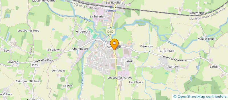 localisation de l'entreprise MONSIEUR ANDRE MOREL à VONNAS