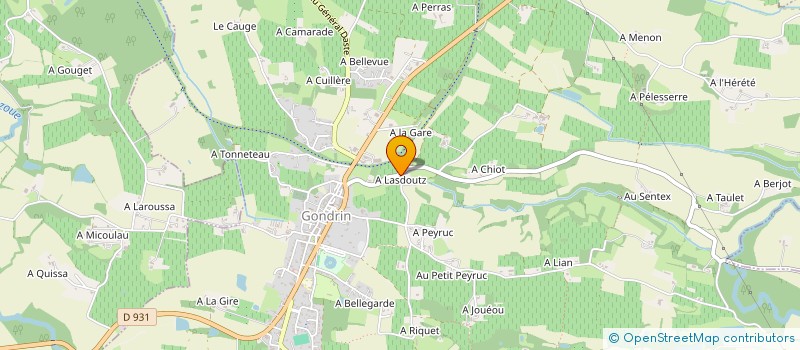 localisation de l'entreprise MONSIEUR ANDRE MOREL à LAGRAULET-DU-GERS