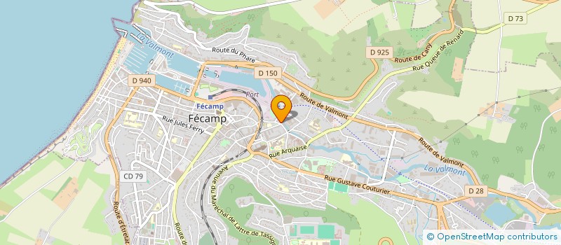 localisation de l'entreprise MONSIEUR ANDRE MOREL  FECAMP