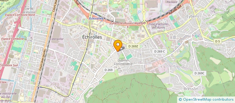 localisation de l'entreprise MONSIEUR ANDRE MOREL à ECHIROLLES