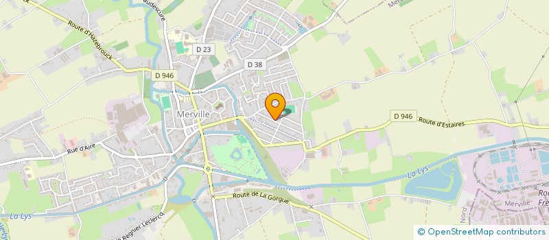 localisation de l'entreprise MONSIEUR ANDRE MORFIN  MERVILLE