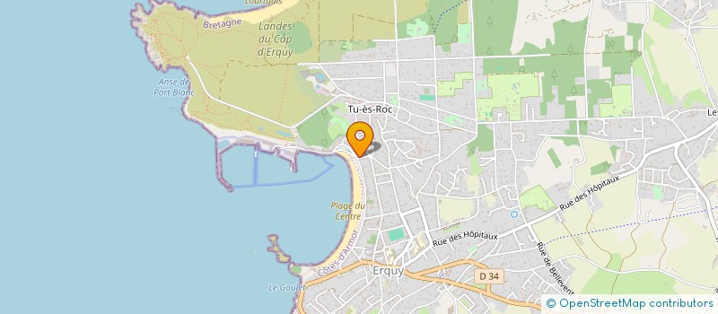 localisation de l'entreprise MONSIEUR ANDRE MORIN  ERQUY