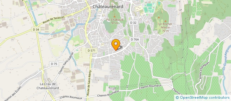 localisation de l'entreprise MONSIEUR ANDRE MOUCADEL  CHATEAURENARD