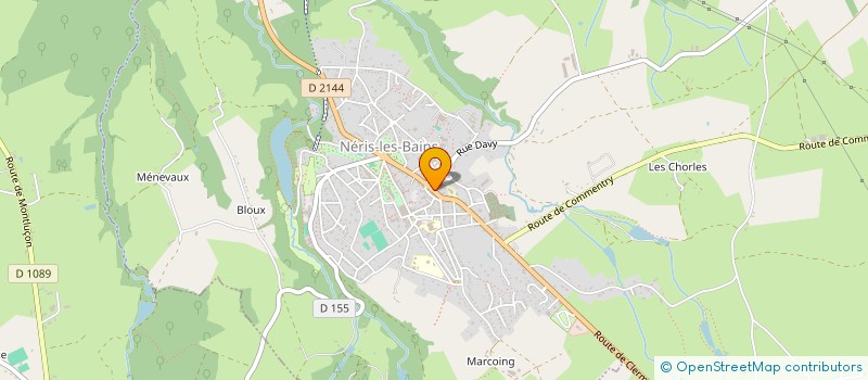 localisation de l'entreprise MONSIEUR ANDRE MOUCHE à NERIS-LES-BAINS