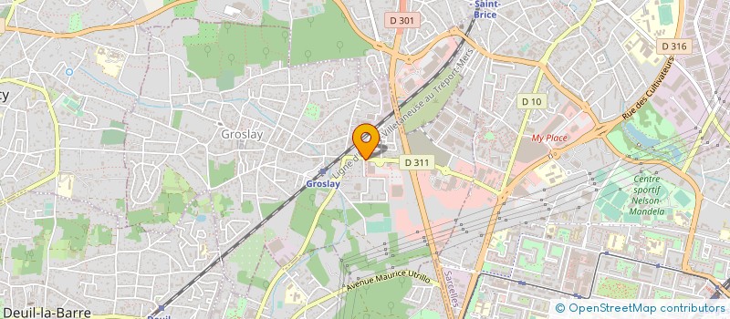 localisation de l'entreprise MONSIEUR ANDRE MOULIN  GROSLAY