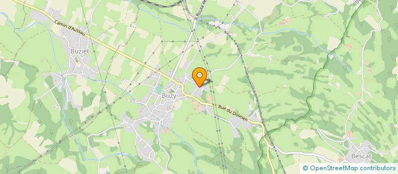 localisation de l'entreprise MONSIEUR ANDRE MOULUQUET  BUZY