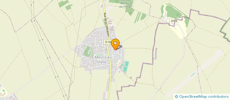 localisation de l'entreprise MONSIEUR ANDRE MOURGEOTTE  LE MESNIL-EN-THELLE