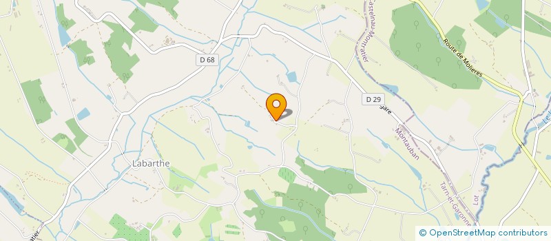 localisation de l'entreprise MONSIEUR ANDRE MOURGUES  MOLIERES