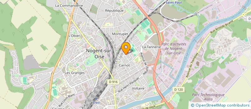 localisation de l'entreprise MONSIEUR ANDRE MOUSSA DICKA  NOGENT-SUR-OISE