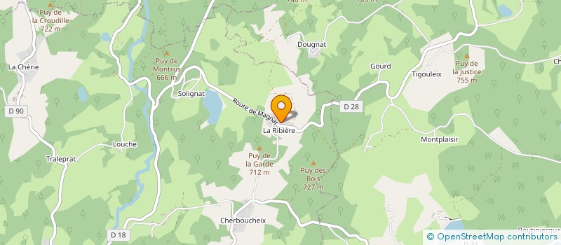 localisation de l'entreprise MONSIEUR ANDRE MOUTOT à MAGNAT-L'ETRANGE