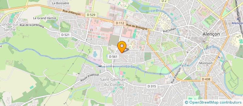 localisation de l'entreprise MONSIEUR ANDRE MOUTREUIL  SAINT-PAUL-LE-GAULTIER