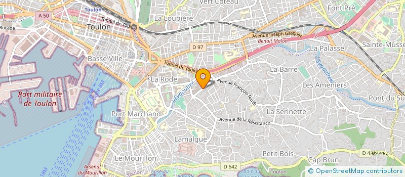 localisation de l'entreprise MONSIEUR ANDRE MSIKA à TOULON