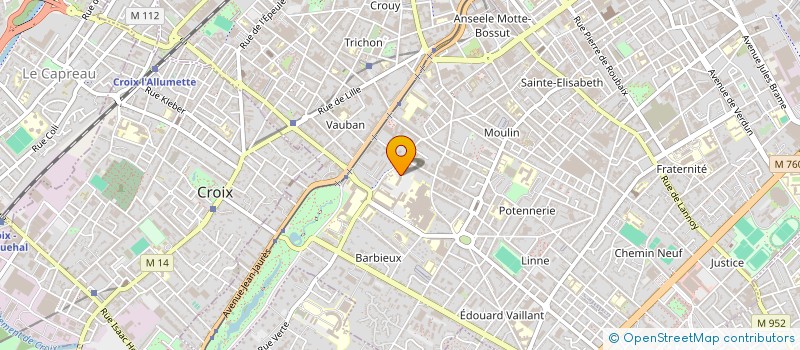 localisation de l'entreprise MONSIEUR ANDRE MULLIEZ à ROUBAIX